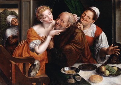 Das ungleiche Paar von Jan Massys or Metsys