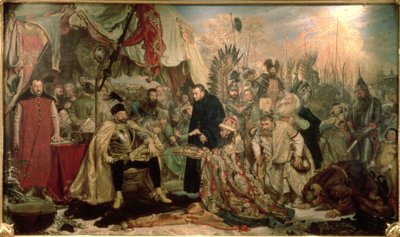 Bathory in Pskov, 1872 von Jan Alojzy Matejko