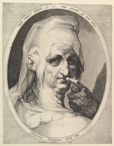 Harpokrates, Philosoph, ca. 1611 von Jan Muller