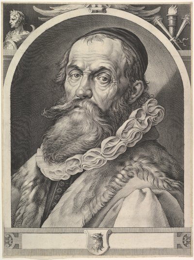 Porträt von Hendrick Goltzius, ca. 1617 von Jan Muller