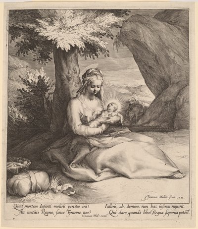 Ruhe auf der Flucht nach Ägypten von Jan Muller