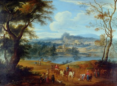 Landschaft von Jan Peter van the Elder Bredael