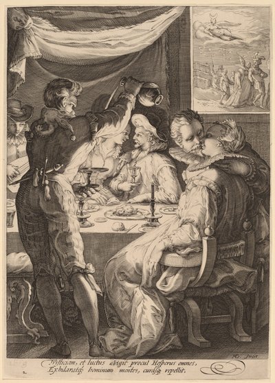 Abend von Jan Pietersz Saenredam, after Hendrik Goltzius