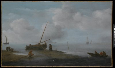 Muschelfischen von Jan Porcellis