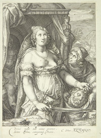 Judith mit dem Kopf des Holofernes von Jan Saenredam
