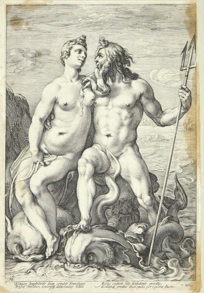 Neptun und Amphitrite von Jan Saenredam