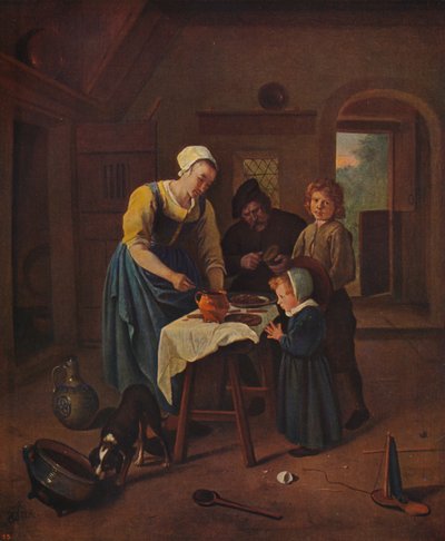 Grace Before Meat von Jan Steen