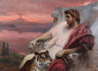 Nero in Baiae, von Styka, Jan von Jan Styka