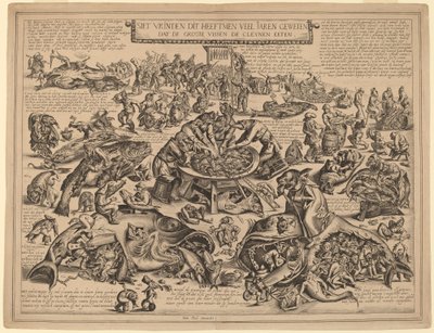 Die großen Fische fressen die kleinen Fische von Jan Thiel