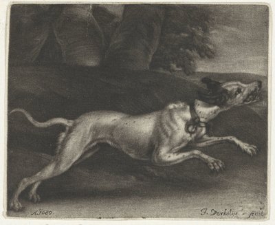 Rennender Hund von Jan Verkolje (I)