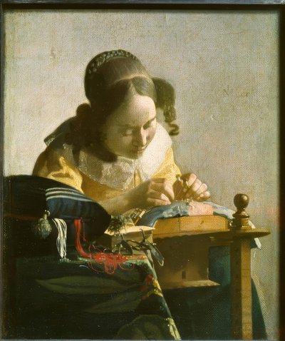 Die Spitzenklöpplerin von Jan Vermeer van Delft