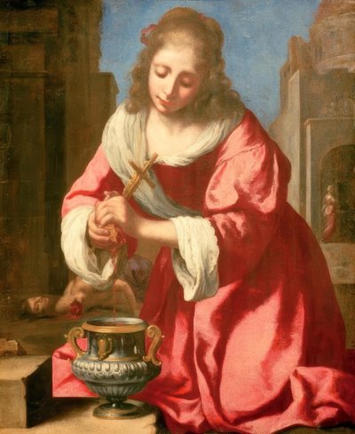Die heilige Praxedis von Jan Vermeer van Delft
