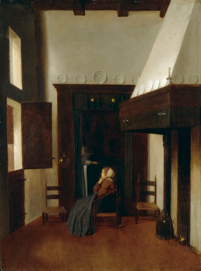 Die kleine Krankenschwester, ca. 1654-1670 von Johannes Vermeer