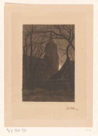 Kirche in Laren von Jan Veth (signed by artist)
