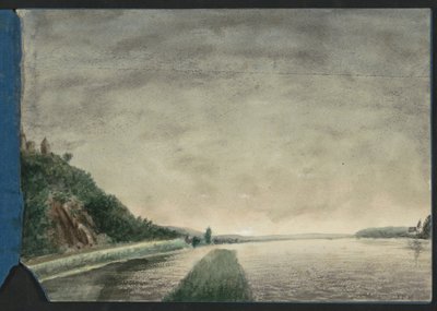 Berglandschaft an einem See von Jan Veth
