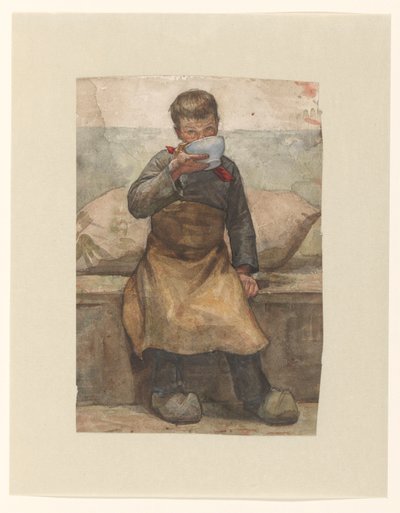 Trinkender Junge von Jan Veth