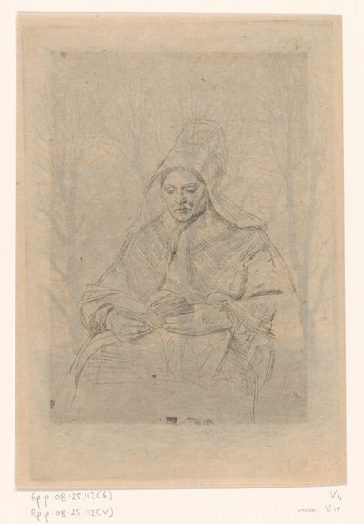 Lesende Bäuerin von Jan Veth