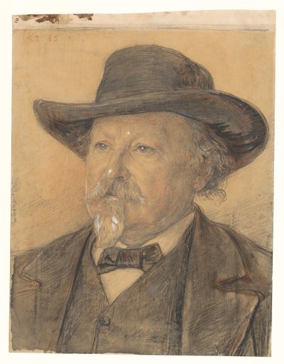 Porträt von Philip van der Kellen von Jan Veth