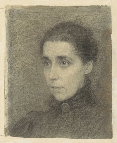 Porträt von Frau M. Bruyel-De Favauge von Jan Veth