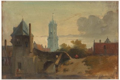 Ansicht von Delft von Jan Weissenbruch