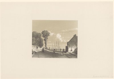 Ansicht der Veerweg in Culemborg von Jan Weissenbruch
