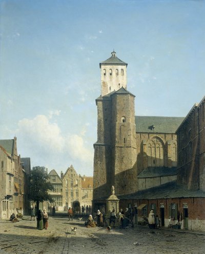 St. Denis Kirche in Lüttich von Jan Weissenbruch