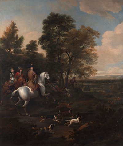 Hasenjagd von Jan Wyck