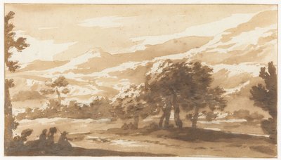 Berglandschaft in Italien von Jan de Bisschop