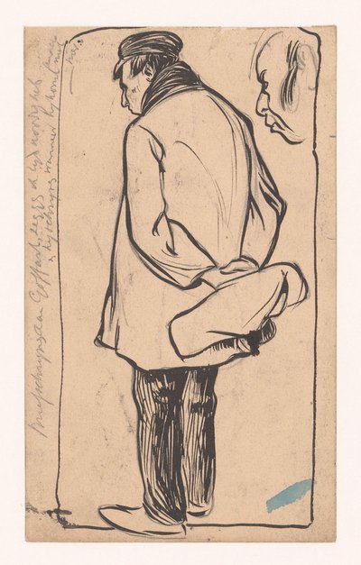 Stehender Mann von Jan de Waardt