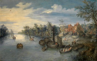 Flusslandschaft von Jan the Elder Brueghel