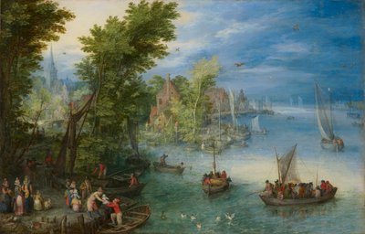 Flusslandschaft von Jan the Elder Brueghel