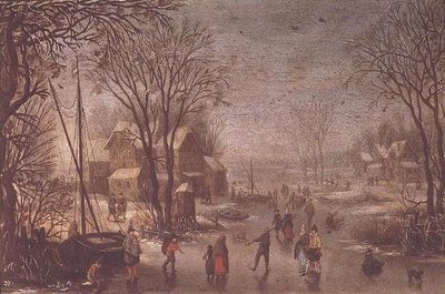 Winterszene von Jan the Elder Brueghel