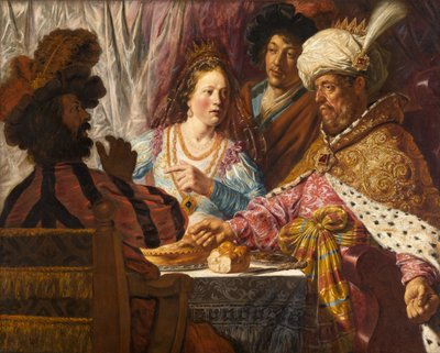 Das Fest der Esther, ca. 1625 von Jan the Elder Lievens