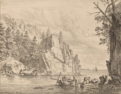 Blick auf den Rhein von Jan van Aken