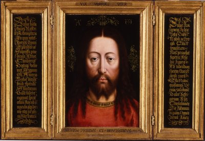 Triptychon: Christus als Salvator Mundi von Jan van Eyck