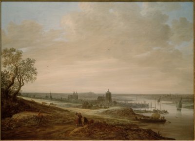 Panorama-Landschaft mit Blick auf Arnheim von Jan van Goyen