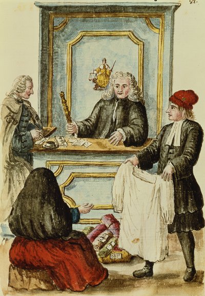 Eine Auktion von Jan van Grevenbroeck