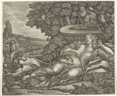 Schlafende Diana von Jan van Somer (possibly)
