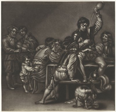 Fröhliche Gesellschaft von Jan van Somer