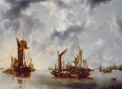 Eine Ruhe von Jan van de Capelle or Cappelle