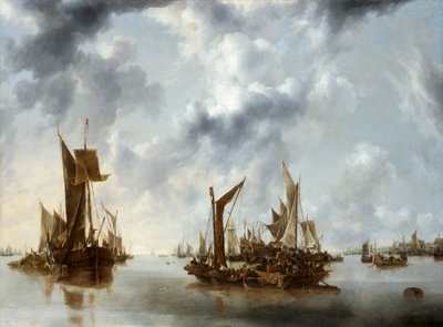 Eine Ruhe, 1654 von Jan van de Cappelle