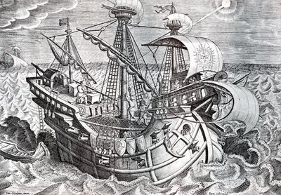 Navigation von Jan van der (1523 1605) Straet