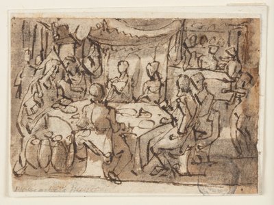 Hochzeit zu Kana von Jan van der Straet, called Stradanus