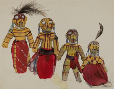 Indische Puppengruppe von Jane Iverson
