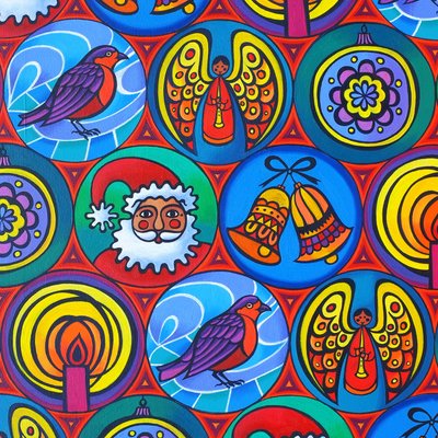 Weihnachten in Kreisen, 2015 von Jane Tattersfield