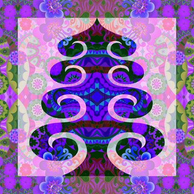Baum in Lila von Jane Tattersfield