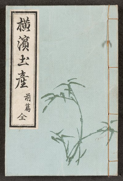Vorderer Einband aus Ansichten von Yokohama von Japanese School