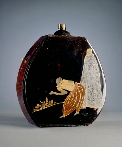 Pulverflasche (lackiertes Holz) von Japanese School