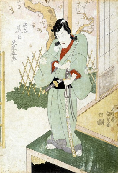 Japanischer Druck: Samurai, n.d. von Japanese School