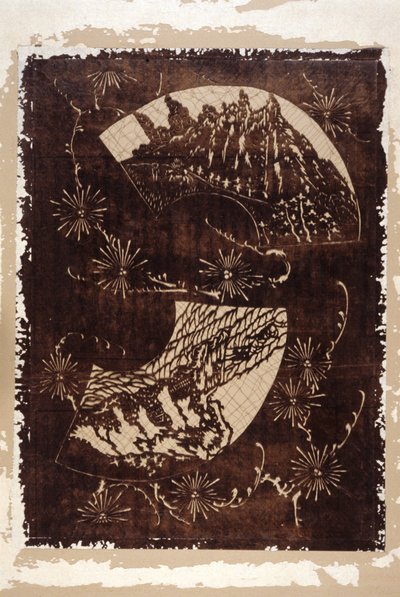 Schablone (Papier) von Japanese School